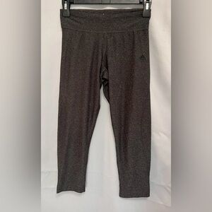 Adidas ClimaLite Heather Gray Capri Leggings‎ Cropped Women’s size XS